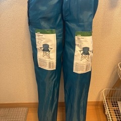 キャンピングチェア2脚セットの画像