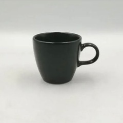 新品未使用　ブラック　コーヒーカップ　おしゃれの画像