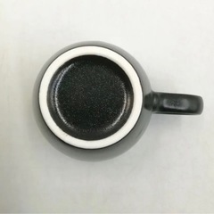 新品未使用　ブラック　コーヒーカップ　おしゃれの画像