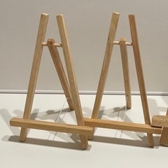 木製　ナチュラル　イーゼル　2個セット