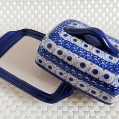 【話し合い中】バターケース　ドイツ製　陶器の画像
