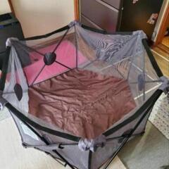 【美品】らくらく　ベビーサークル　屋内用　ベビーゲート　セーフテ...