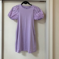 130UNIQLOワンピース（コットン）