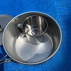 コールマン　キャンプセット　バーナー　ナベの画像