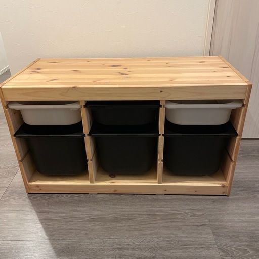 ケース付 トロファストIKEA イケア　収納棚 おもちゃ収納