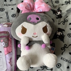 クロミぬいぐるみ&1番くじ膝掛けセットの画像