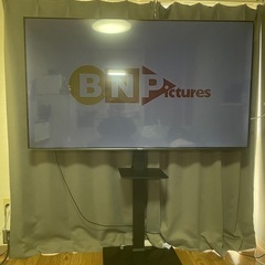 本日限定価格【使用1ヶ月】ハイセンス65E7N テレビスタンド付き