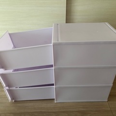 収納ケース　パープルの画像