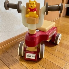 くまのプーさん　2wayおしゃべりウォーカーライダーの画像