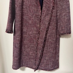 超美品　セオリー　ツイード　ロングコートの画像
