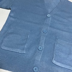 カーディガン　ブルーの画像