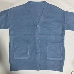 カーディガン　ブルーの画像