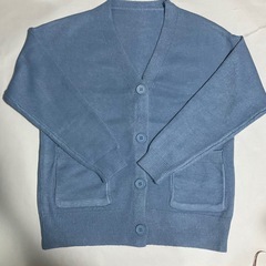 カーディガン　ブルーの画像