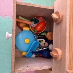 無料　キッチン　子供用　木製キッチン　おままごとの画像