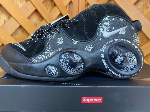 【愛品館江戸川店】ナイキ エア ズームフライト 95 "シュプリーム" ブラック/ホワイト SIZE:25.5CM 美品 スニーカー ID:107-051255-007