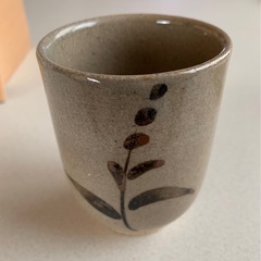 新品未使用 唐津焼　湯呑み の画像
