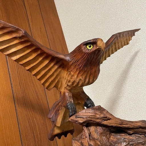 【大阪帝塚山直接引取り】鷲の置物  わし