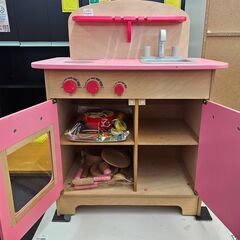 Hape　おままごとキッチン　ピンク　【ジャングルジャングル堺初芝店】の画像