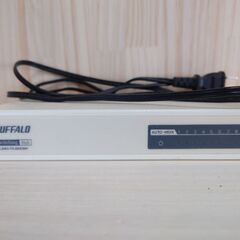 BUFFALO 8ポート スイッチングHUB 金属筐体/電源内蔵...