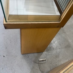 ショーケース✖️2個 照明、棚付き