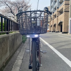 電動アシスト自転車 ブラウン