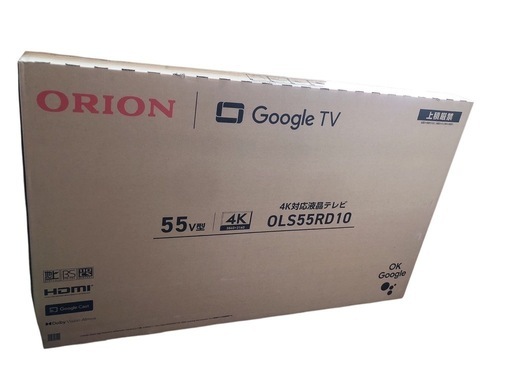 ?[新品] ORION オリオン 液晶テレビ 4K OLS55RD10 55インチ 2024年製　現状品
