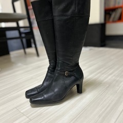 本革ロングブーツ24.0