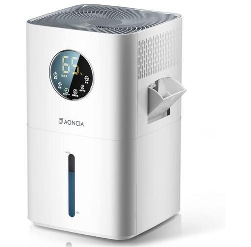 送料無料◆AONCIA 気化式加湿機 ホワイト MHZ-1201-W 大容量　リモコン付