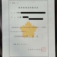 【運転指導いたします！】初心者・一発試験対策・外免切り替え