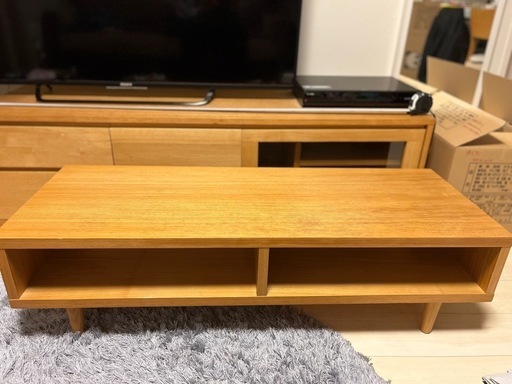 【4/27期限】アクタス　ナチュラルウッド センターテーブル ローテーブル