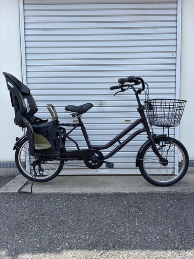 【整備士による点検済み】　☆前後タイヤ＆チューブ新品☆   20型　内3 LEDオートライト小径車　3人乗り対応　防犯登録料込価格︎‼︎