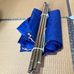 日除けタープ特大ブルー