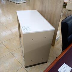 ★ジモティ割あり★ UCHIDA 引き違い書庫 アイボリー H77.5×D45×W90 クリーニング済み OJ8682の画像