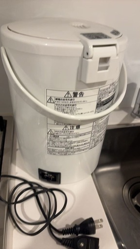 引き取り]　[配送ok] 美品　電気 ポット 3L ホワイト PDR-G301-W Tiger