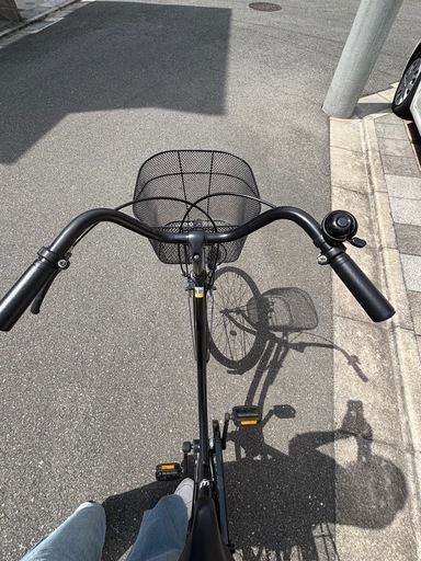 【ほぼ新品】26インチ　黒　自転車　通勤・通学　ママチャリAFFICHE　　