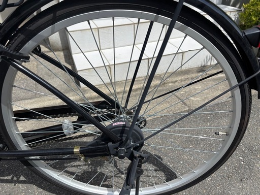 【ほぼ新品】26インチ　黒　自転車　通勤・通学　ママチャリAFFICHE　　