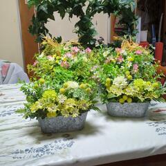 飾り物　造花8点の画像