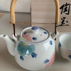 新品未使用 有田焼 急須と湯呑み5個の画像