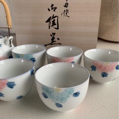 新品未使用 有田焼 急須と湯呑み5個の画像