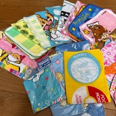 タオルハンカチ、お弁当ナプキン、コップ袋などの画像