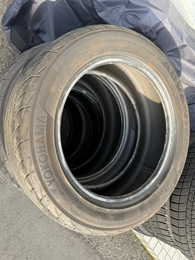 ADVAN FLEVA 225/55R17 ワンシーズンのみ使用 4本セット　バリ溝