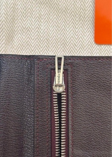 ☆HERMES クロコダイルレザー 二つ折り財布　レア☆