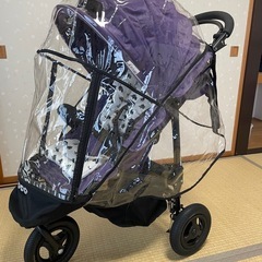 エアバギー　ブレーキ付　レインカバー付　の画像