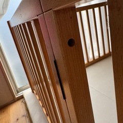 木製ベビーサークルの画像