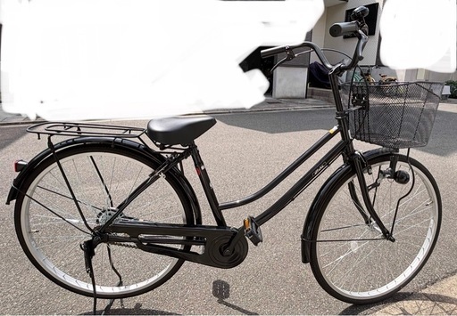 【ほぼ新品】26インチ　黒　自転車　通勤・通学　ママチャリAFFICHE　　