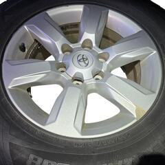 【決まりました】プラド150中期 純正ホイール×タイヤ付き×純正ナット付きの画像