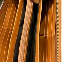 ワニ革本物長財布中古‼️の画像