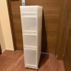【超美品】無印良品　ＰＰストッカーキャスター付