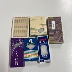 ローソク　お線香
