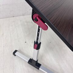  23008  ノートパソコンスタンド付 角度調整可 ベッドデスク 折りたたみデスク    ◆大阪市内・東大阪市他 6,000円以上ご購入で無料配達いたします！◆ ※高槻・枚方方面◆西宮・尼崎方面◆生駒方面　それぞれ条件付き無料配送あり！            の画像